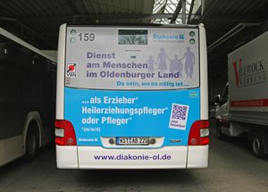 Bus Werbung V W G 1569 P