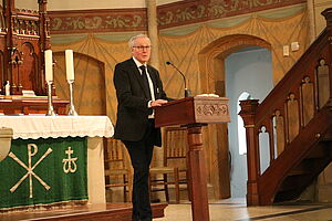 Diakonie-Vorstand Thomas Feld bei der Diakonischen Konferenz. 