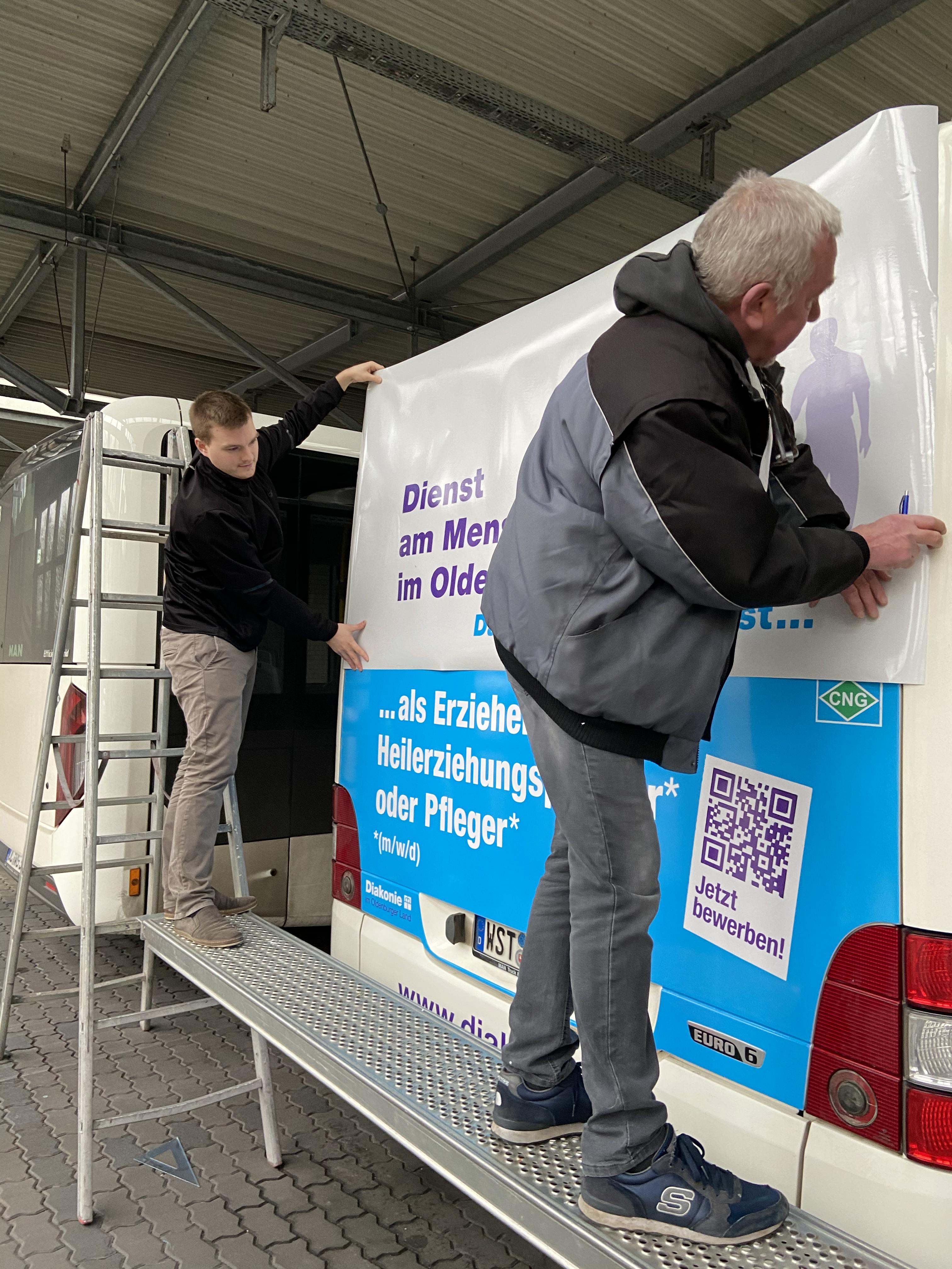 Bus Werbung V W G A 1489 Bus Werbung V W G A 1489